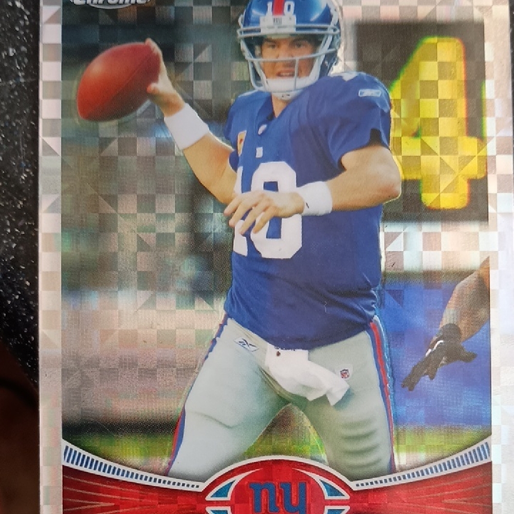 Topps Football Card - Blue and Gray